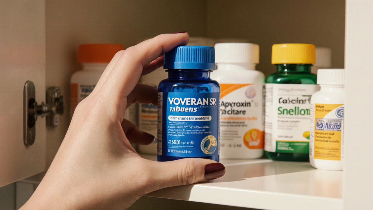 Voveran SR (Diclofenac) vs. Common Pain Reliever Alternatives - Full Comparison